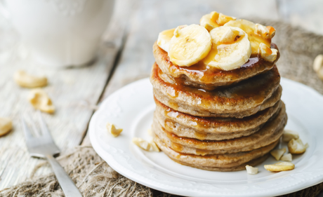 Bananpannkakor med cashewnötter