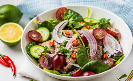 Thai Oksekøds Salat